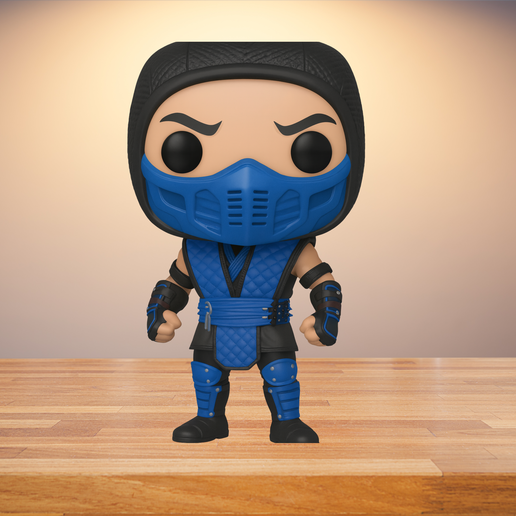 sub zero mortal kombat 3D model