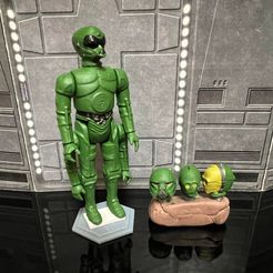 315014171_663600858488912_238696560910965107_n.jpg STL file STAR WARS VINTAGE 4-ARM , 4-LOM LABOR DROID. CUSTOM UNPRODUCED KENNER, HASBRO ACTION FIGURE, 3.75", 1/18, 5POA・3D printable model to download