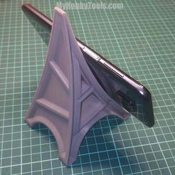 IMG_20210309_212202.jpg Файл STL UNIVERSAL PHONE AND TABLET STAND – EIFFEL TOWER (STL + STEP files)・Модель 3D-принтера для загрузки