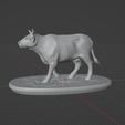 pose_4_cow_horns_base.png Cattle Miniatures/Statues Set (32m and 1:24 scale)