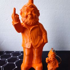 IMG_20221103_082408.jpg Free STL file Rude Gnome (Pog)・Design to download and 3D print