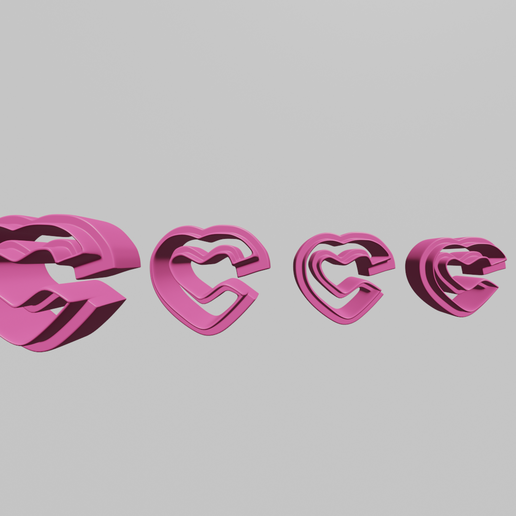 coraznn.png Download STL file polymer clay cutter - heart • 3D printing object, CristinaUY