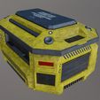 Scifi_crate_render2.jpg Weapons Crate 3D Model