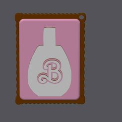 barbie-perfume-1.jpg Archivo STL BARBIE SILHOUETTE COOKIE - Frasco de perfume 1・Diseño para descargar y imprimir en 3D