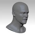 NO2.jpg Norman Reedus HEAD SCULPTURE 3D PRINT MODEL