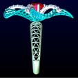Nhan-luoi-N5098-05.png Flower ring - Mesh ring - Womens ring - N5098