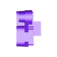 distant_signal_lightpanel_indicatorlight.stl Distant signal with indicator light DB Vorsignal mit Kennlicht