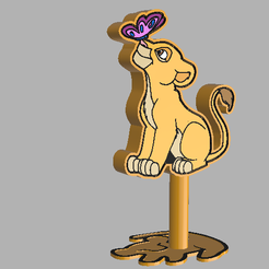 Sans-nom1.png STL-Datei Simba-Lampe・Modell zum Herunterladen und 3D-Drucken