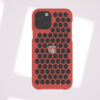 AdrieliPhone12proCaseHoneyComb_lenseProtectV2-3.png iphone 12/12 pro case hexagonal grid #2