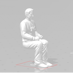 Snapshot_25.png STL file Man sitting 2 Arms together man seated Diorama・3D printing template to download, moviemasterdvd