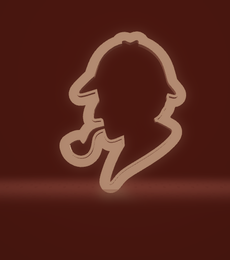 cookie cutter detective - 3D model önizlemesi