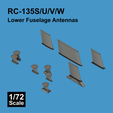RC-135-Fuselage-Bottom-Antennas-v9.png 1/72 RC-135 Antennen für COMBAT SENT, RIVET JOINT, COBRA BALL, und AIRSEEKER Teil 2