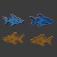Shark.jpg Chibi Cute Shark Cookie Cutter