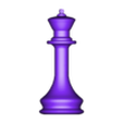 KING_PIECE.STL Chess Piece - King