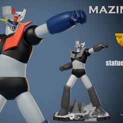 1.jpg Mazinger Z statue for 3D printing
