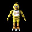 FNAF1_4-Foxy.3343.jpg FNAF 1 Chica Traje de cuerpo entero con cabeza para impresión 3D