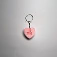 Conversation-Hearts-Keychain-Clicker-Valentine-02.jpg Conversation Heart Clicker / Valentine Heart Keychain / Fidget - No AMS - Commercial License Included