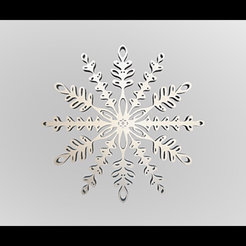 IMG_9428.png Descargar archivo STL Copo de nieve • Plan de la impresora 3D, MeshModel3D