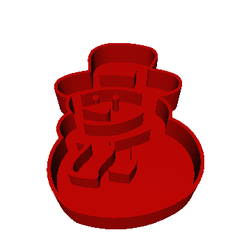 bonhomme de neige.png Archivo STL Cortador de piezas de muñeco de nieve・Plan de impresora 3D para descargar