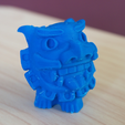 Capture_d_e_cran_2016-07-27_a__10.27.05.png Free STL file funny shisa -open mouth-・3D printing model to download