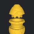 Captura-de-Pantalla-2023-05-28-a-las-13.19.39.jpg STL file NUKE GRINDER GRINDERKING 3D 72X72X88 MM 3 PIECES WITH THREAD AND RESERVOIR・3D printer design to download