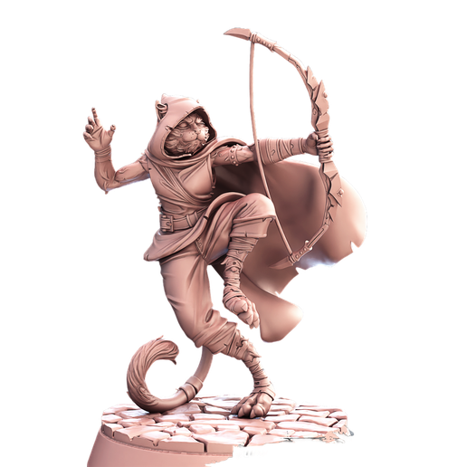  Tabaxi Assassin C STL File For 3D Printing Cults