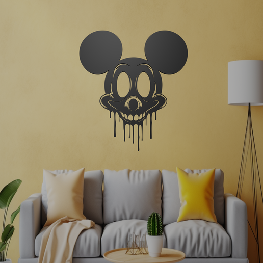 Horror-Mickey-Mouse.png Horror Mickey Mouse Wall Art