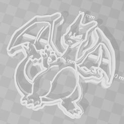 charizard.JPG Télécharger fichier STL emporte-pièce charizard pokemon à l'emporte-pièce • Plan pour imprimante 3D, PrintCraft