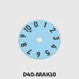 D40-MAX10_disk.png Life/Score Counter D40 : Max 10