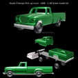 Proyecto-nuevo-2024-04-15T230659.832.png Stude Champs Pick up truck - LWB - 1 48 Scale model kit