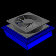 FanShroudc.png 120mm Cooling Fan Grill and Filter
