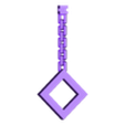 Chain_form_Rhombus.stl Pendientes Presión Capua - CADENA