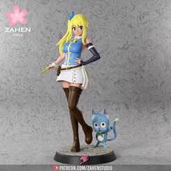 Render4.png Lucy Heartfilia - Fairy Tail 3D PRINT MODEL