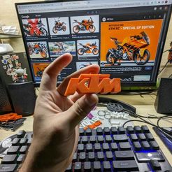 IMG-20230823-WA0011.jpg STL file Automobile logo keychain KTM・3D printable model to download