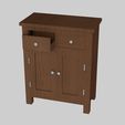 1.jpg Sideboard Unit 3D Model