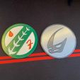 BobaMando2.jpg Boba Fett and Mandalorian Crest Coasters