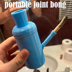 iukljl.png portable joint Bong (4 pieces + all fit inside)