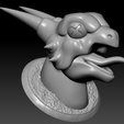 Model 1.1.PNG Free STL file Dragon Gohan Bust - Dragon Ball・3D printer design to download