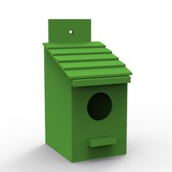 untitled.2698.jpg Fichier STL Cabane oiseau / Birdhouse・Modèle à télécharger et à imprimer en 3D