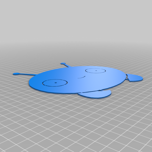 2D Mooncake - 3D model önizlemesi