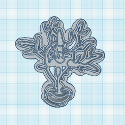 864-Cursola.png STL file Pokemon: Cursola Cookie Cutter・3D printable model to download