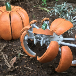 clickbait.png Halloween Pumpkin Spider Transformer