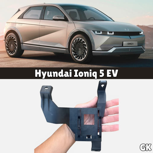 2021-2023 Hyundai Ioniq 5 EV Front Blind Spot Radar Sensor Bracket / Housing