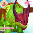 rumblehorn03.png Rumblehorn MultiColor Flexi Print-In-Place