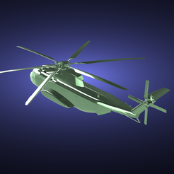 Sikorsky-CH-53G-render-1.png STL-Datei Sikorsky CH-53G・3D-druckbares Modell zum herunterladen