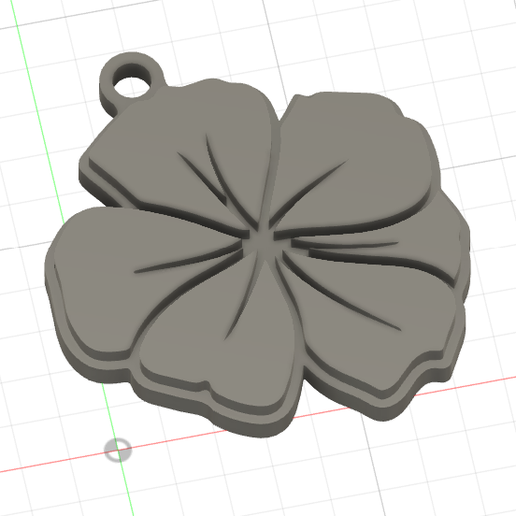 llavero de flor 3D model