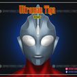 Ultraman_Tiga_Helmet_3dprint_STL_File_01.jpg Ultraman Tiga Helmet - Cosplay Costume Halloween Mask