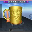 2.2.jpg STL file Game Of Thrones Stark Coffee Mug・3D print design to download