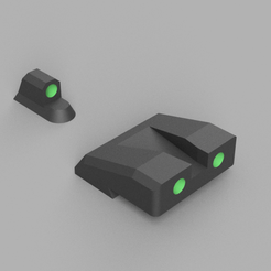 filament-sights-v4.png Fichier STL R3D CZ P-09 Viseurs en fer・Idée pour impression 3D à télécharger, TangoSieraAirsoft