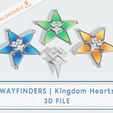etsy_thumbnail.jpg Aqua Wayfinder and brooch 3D file | Good-luck charm from Kingdom Hearts